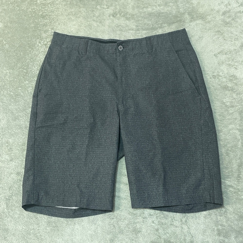 NWOT Pebble Beach Performance Shorts Men's 32 Gray Polyester Spandex